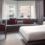 hotel room at Cincinnati Marriott at RiverCenter