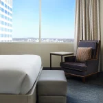 interior view of DoubleTree by Hilton Hotel Nashville Downtown bedroom