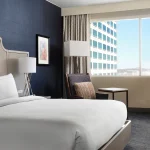 interior view of DoubleTree by Hilton Hotel Nashville Downtown bedroom