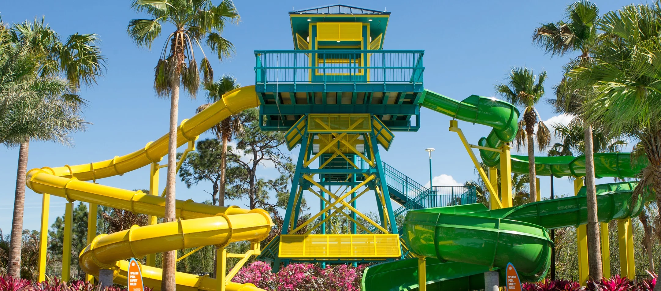 close-up of water park at The Grove Resort & Water Park Orlando
