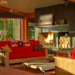 The lobby at High Peaks Resort - Lake Placid