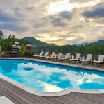 outdoor pool at High Peaks Resort - Lake Placid