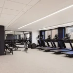 gym inside of Hotel Fera Anaheim, a DoubleTree by Hilton