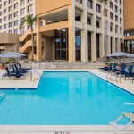 outdoor pool at Hotel Fera Anaheim, a DoubleTree by Hilton