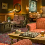 lounge at High Peaks Resort in Lake Placid