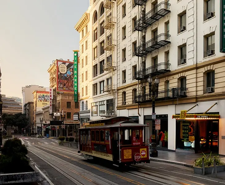 exterior view of The Barnes San Francisco, Tapestry Collection by Hilton