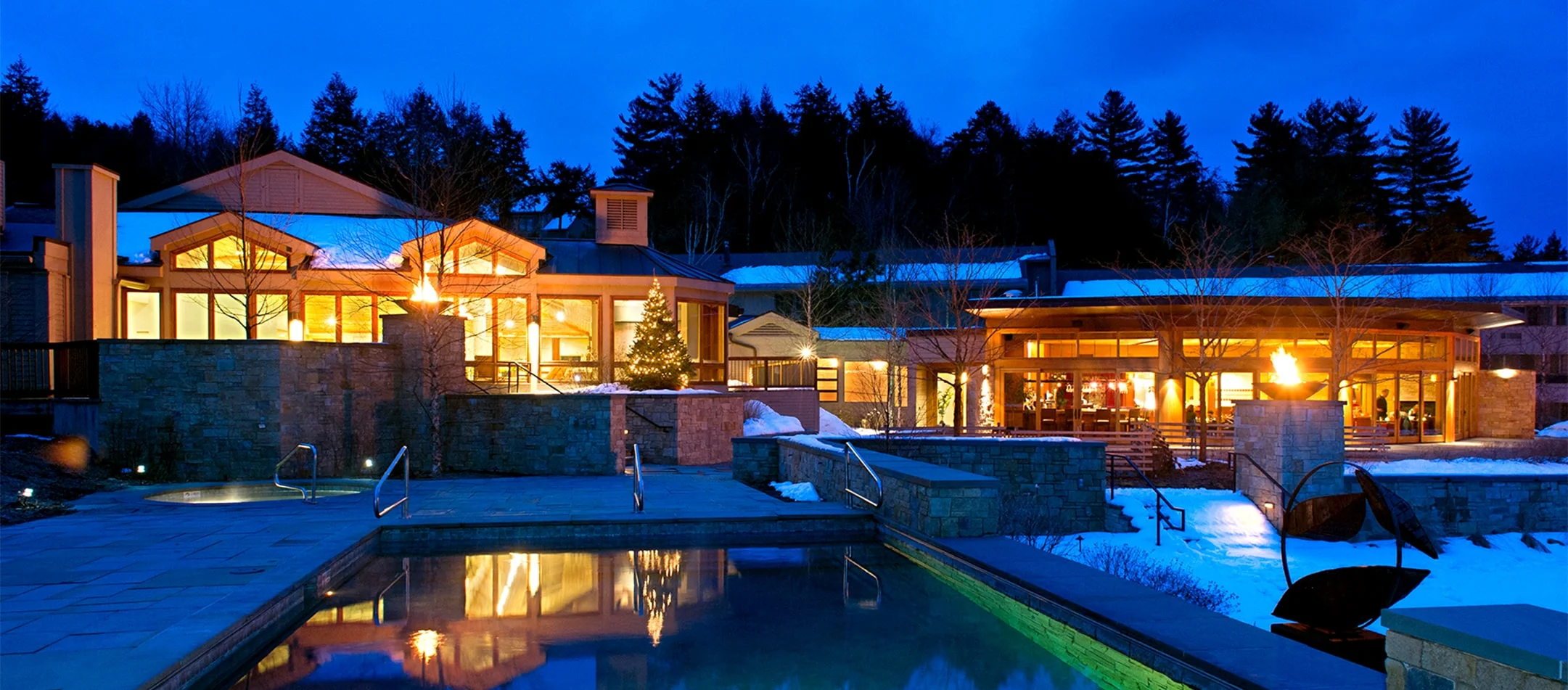 exterior view of Topnotch Resort Stowe
