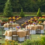 outdoor party center at Topnotch Resort Stowe