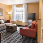 interior view of TownePlace Suites by Marriott Denver Downtown hotel room