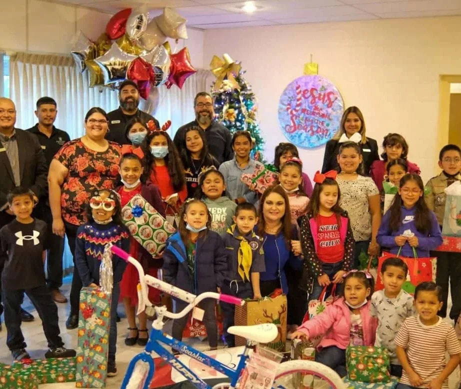 spire hospitality donates christmas gifts to children