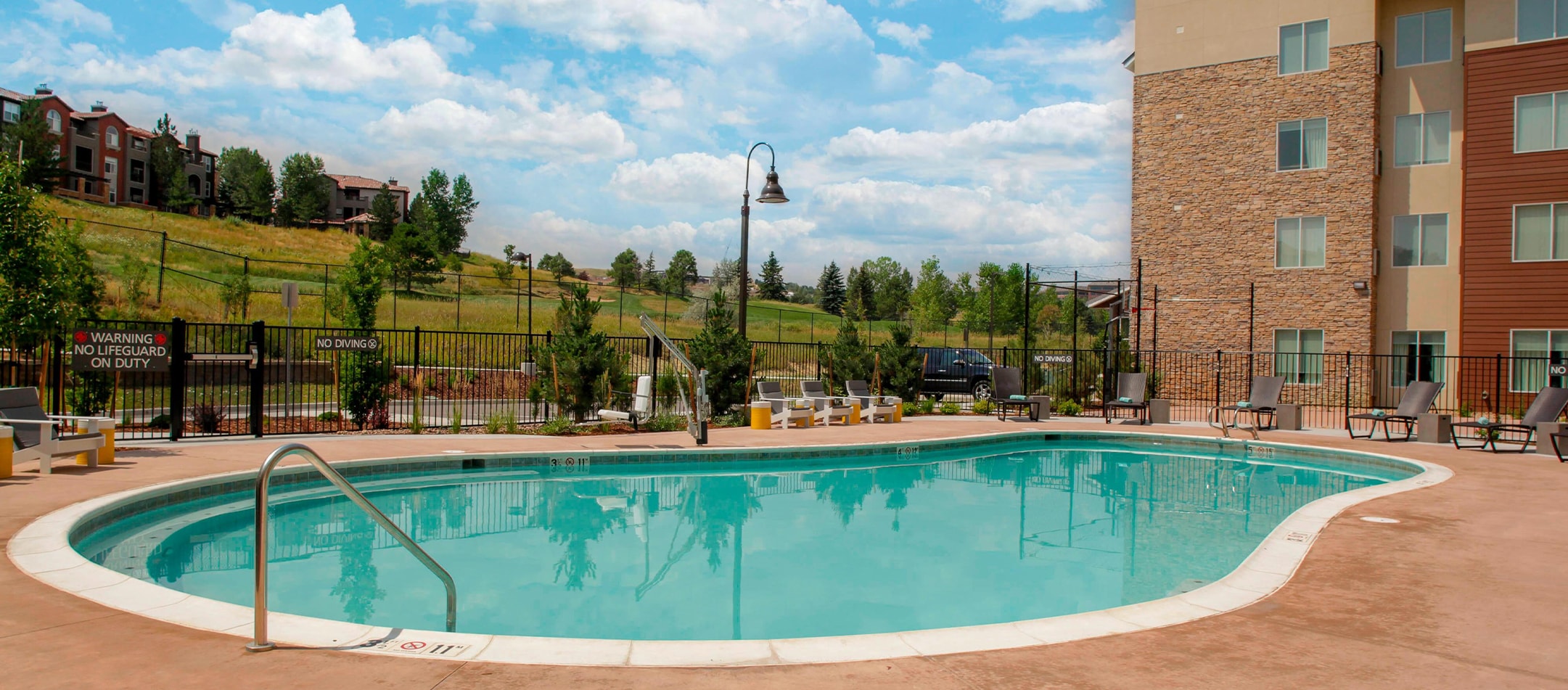 outdoor pool at Fairfield Inn & Suites by Marriott Boulder Broomfield Interlocken