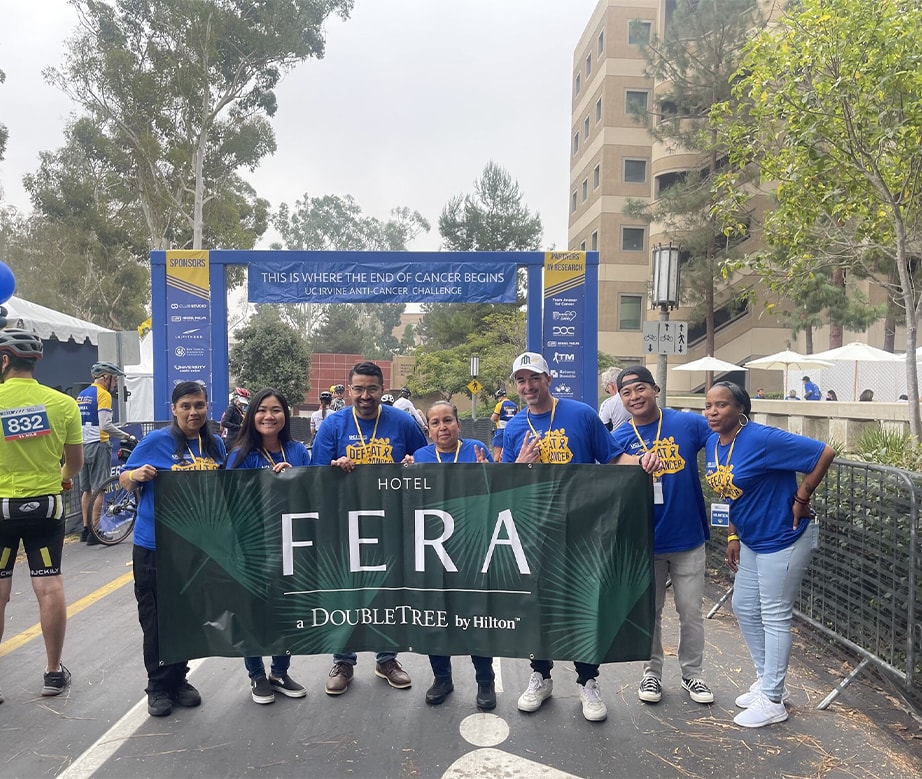 Team members from Hotel Fera Anaheim