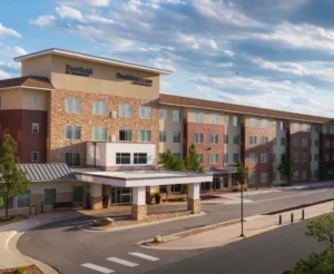 exterior view of Residence Inn by Marriott Broomfield Interlocken