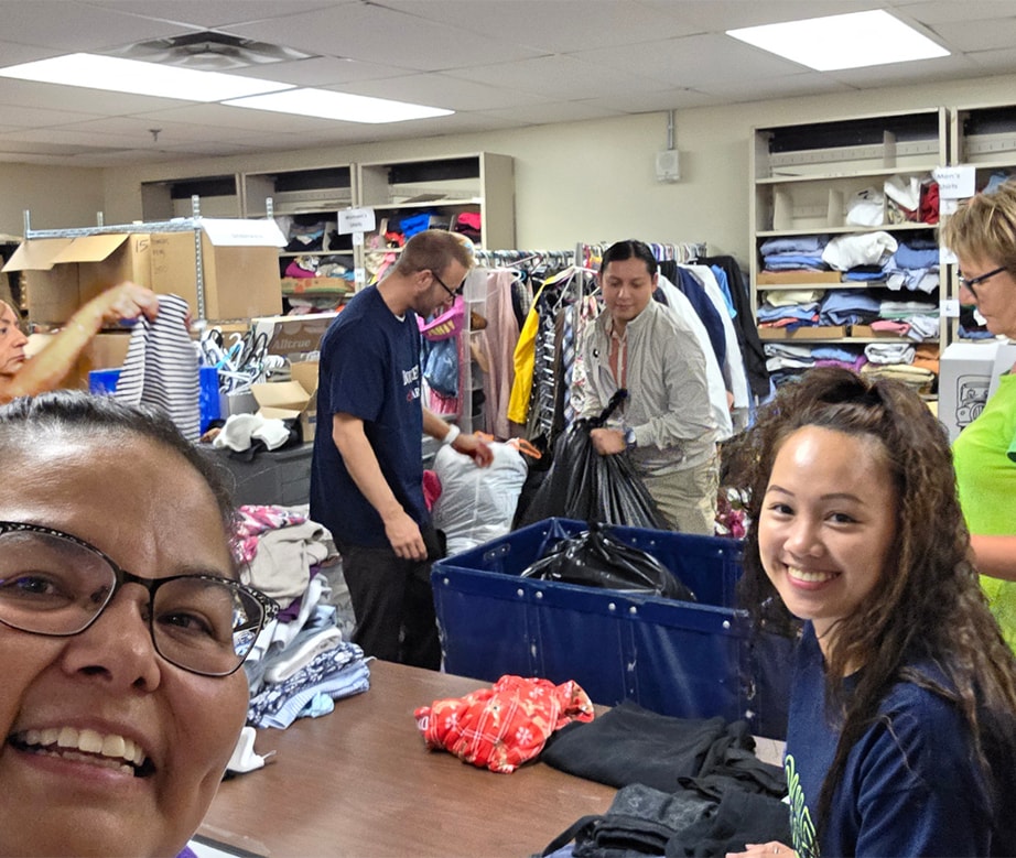 The DoubleTree by Hilton Hotel Albuquerque team spent time working with the Gateway Center