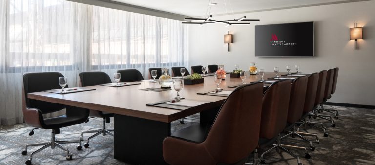 Seattle Airport Marriott meeting room
