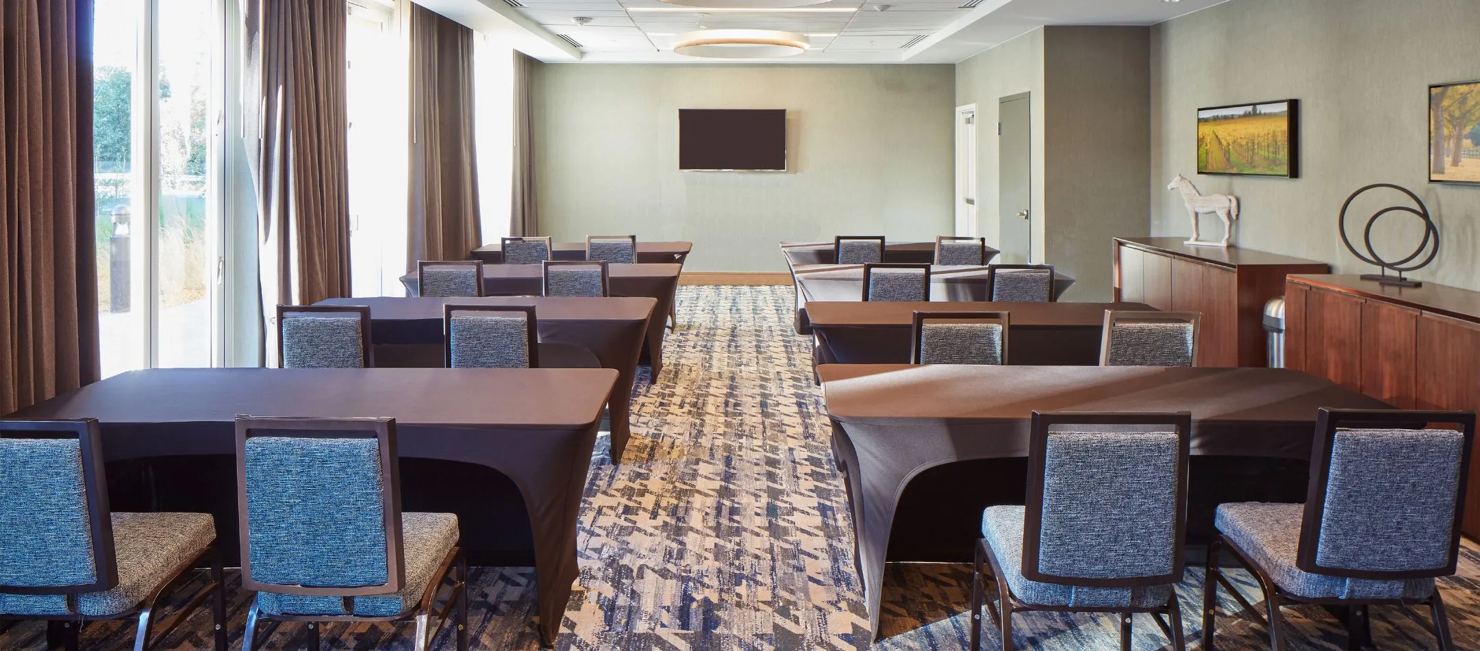 Meeting room at Hotel Trio Healdsburg