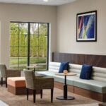 The lobby at Holiday Inn & Suites Boston-Peabody