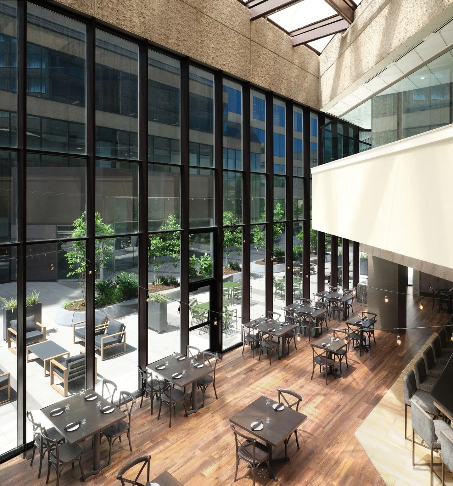 The dining room at Fourth & U Restaurant & Bar